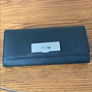 Black Saffiano Leather Wallet Michael Kors
